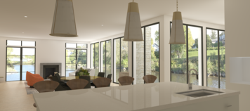 Online design Contemporary Combined Living/Dining by Theresa W. thumbnail