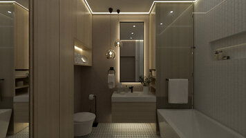 Online design Modern Bathroom by Marya W. thumbnail