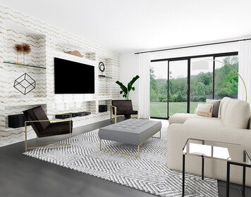 Online design Modern Living Room by MaryBeth C. thumbnail