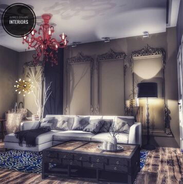 Online design Contemporary Living Room by Ahmed E. thumbnail