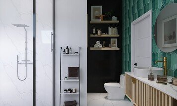 Online design Modern Bathroom by Ana A. thumbnail