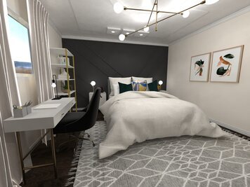 Online design Eclectic Bedroom by Jatnna M. thumbnail