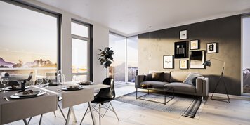 Online design Contemporary Living Room by Darya N. thumbnail