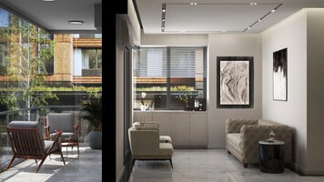 Online design Modern Living Room by Kerem A. thumbnail