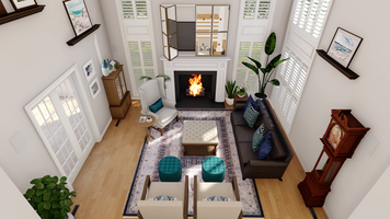Online design Traditional Living Room by Picharat A. thumbnail