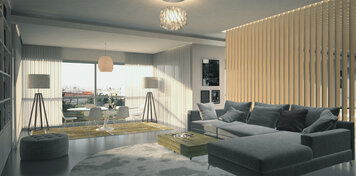Online design Contemporary Living Room by Roula S. thumbnail