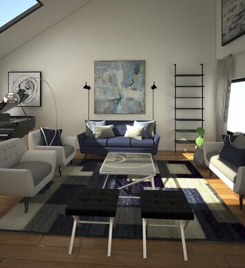 Online design Modern Living Room by Marina S. thumbnail