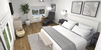 Online design Transitional Bedroom by Laura A. thumbnail