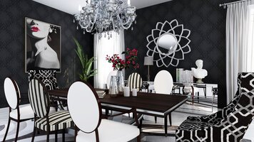 Online design Transitional Dining Room by Jasmine S. thumbnail