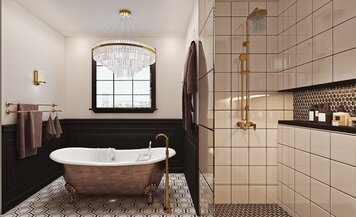 Online design Glamorous Bathroom by Sahar M. thumbnail