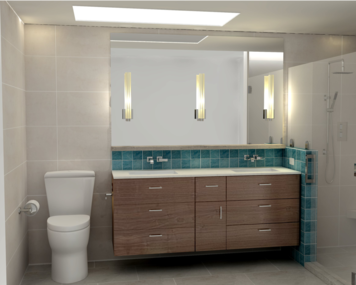 Online design Contemporary Bathroom by Theresa W. thumbnail