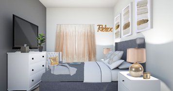 Online design Glamorous Bedroom by Stephanie M. thumbnail