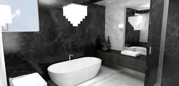 Online design Modern Bathroom by Laura A. thumbnail