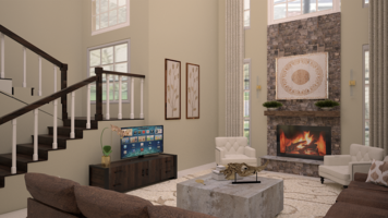 Online design Transitional Living Room by Yumilka S. thumbnail