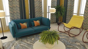 Online design Modern Living Room by Linde P. thumbnail