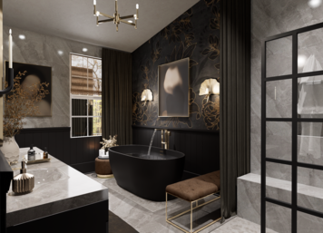 Online design Glamorous Bathroom by Lauren O. thumbnail