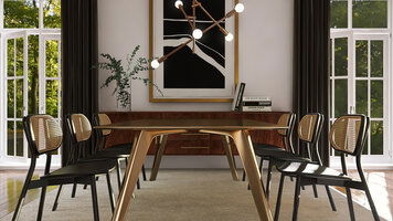 Online design Modern Dining Room by Erika F. thumbnail