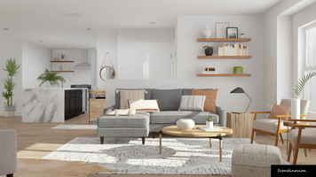 Online design Contemporary Living Room by Kena R. thumbnail