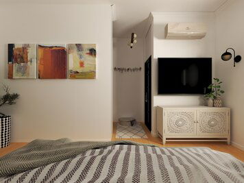 Online design Contemporary Bedroom by Sahar M. thumbnail