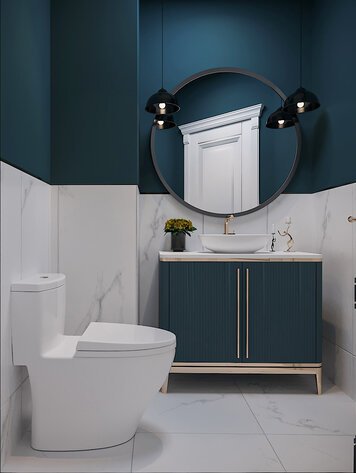 Online design Transitional Bathroom by Arin S. thumbnail