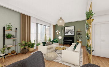 Online design Modern Living Room by Hana A. thumbnail