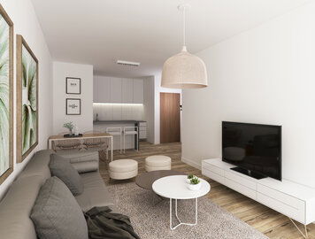 Online design Contemporary Combined Living/Dining by Vale G. thumbnail