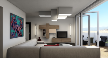 Online design Modern Combined Living/Dining by Mary B. thumbnail