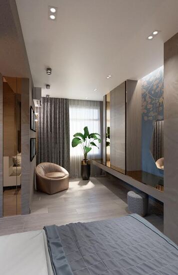 Online design Modern Bedroom by Saida G. thumbnail