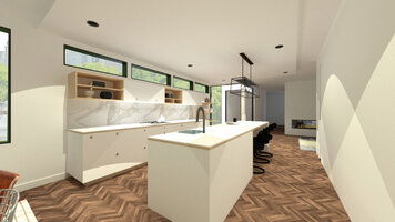 Online design Modern Kitchen by Ornela N. thumbnail