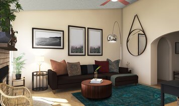 Online design Contemporary Living Room by Erin R. thumbnail