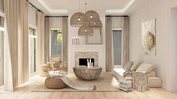 Online design Contemporary Living Room by Erika F. thumbnail