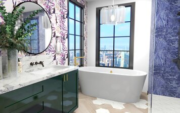 Online design Glamorous Bathroom by Lindsey O. thumbnail
