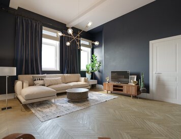 Online design Transitional Living Room by Darya N. thumbnail