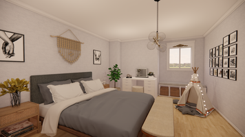 Online design Transitional Bedroom by Thuy V. thumbnail