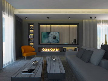 Online design Modern Living Room by Farah H. thumbnail