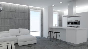Online design Contemporary Combined Living/Dining by Selma A. thumbnail
