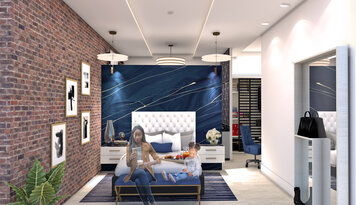 Online design Glamorous Bedroom by Allison H. thumbnail