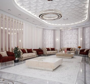 Online design Modern Living Room by Amani Q. thumbnail