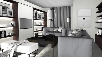 Online design Contemporary Living Room by Ilaria C. thumbnail