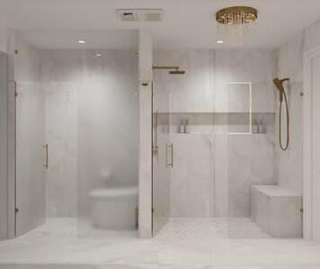Online design Contemporary Bathroom by Theresa G. thumbnail