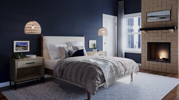 Online design Modern Bedroom by Annie L. thumbnail