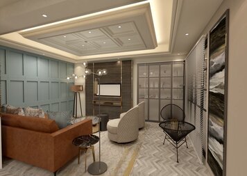 Online design Transitional Living Room by Anup T. thumbnail