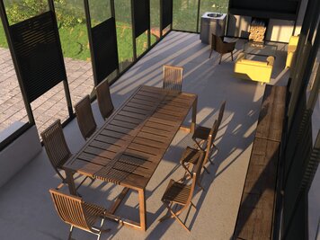 Online design Modern Kitchen by Mahfam Z. thumbnail