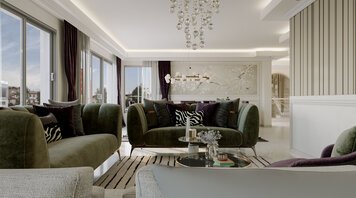 Online design Contemporary Combined Living/Dining by Basma thumbnail