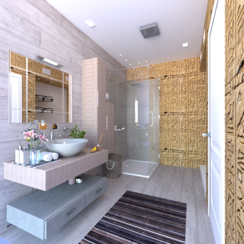 Online design Traditional Bathroom by Klea B. thumbnail