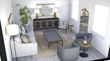 Online design Modern Living Room by Linde P. thumbnail