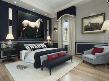 Online design Eclectic Bedroom by Nathalie I. thumbnail