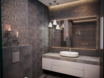 Online design Modern Bathroom by Arin S. thumbnail