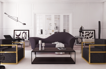 Online design Contemporary Living Room by Eleni P thumbnail