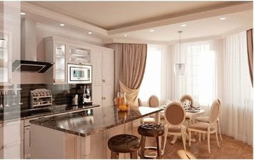 Online design Transitional Combined Living/Dining by Dmitry Z. thumbnail